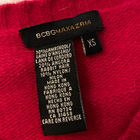 BCBGMaxAzria Wool & Angora Split Sleeved Sweater - Picture 2 of 6